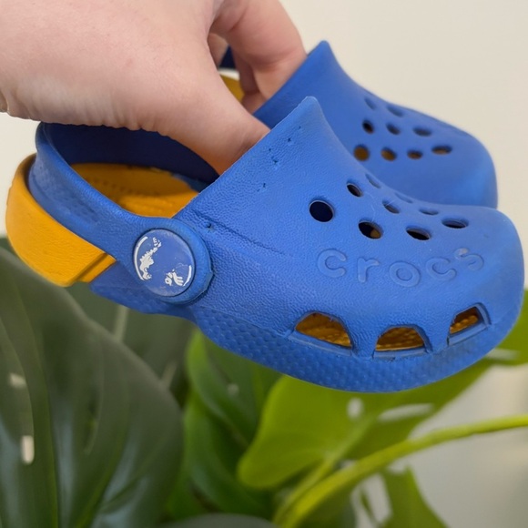 Crocs Blue Unisex Girls Kids Boys Clogs Classic Crocs‎ Size 5 - Picture 12 of 12